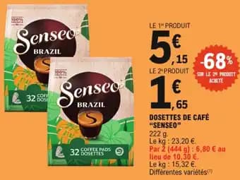 Promotion Exclusives de 23
Dosettes café : Découvrez l'Offre incontournable