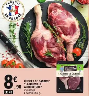 Promotion Exclusives de 1
Cuisses de canard : Découvrez l'Offre incontournable