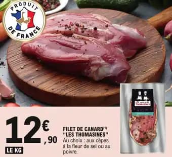 Promotion Exclusives de 6
Filet canard : Découvrez l'Offre incontournable