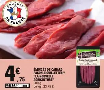 Lá nouvelle agriculture émincés de canard façon aiguillettes 200 g