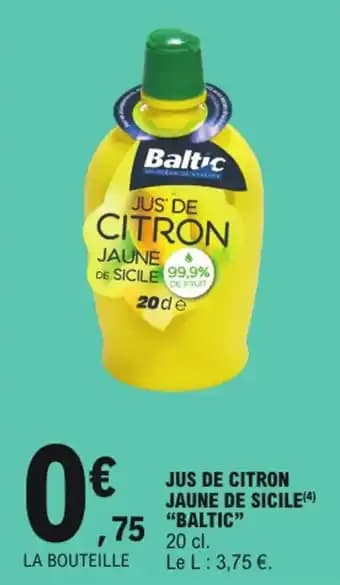 Promotion Exclusives de 4
Baltic : Découvrez l'Offre incontournable