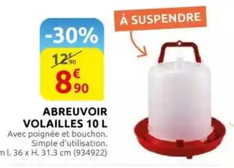 Abreuvoir volailles 10 L
