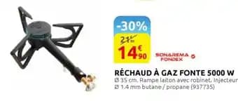 Promotion Exclusives de 1
Réchaud à gaz : Découvrez l'Offre incontournable