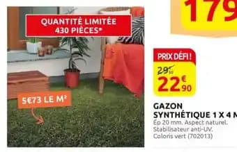 Promotion Exclusives de 7
Gazon : Découvrez l'Offre incontournable