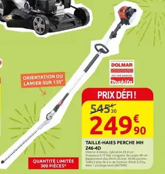 Promotion Exclusives de 1
Taille haies : Découvrez l'Offre incontournable