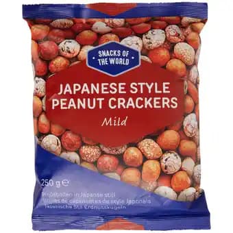 Boules de cacahuètes à la japonaise Snacks of the World Doux