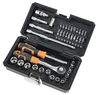Coffret à douilles 1/4'' 40 pièces