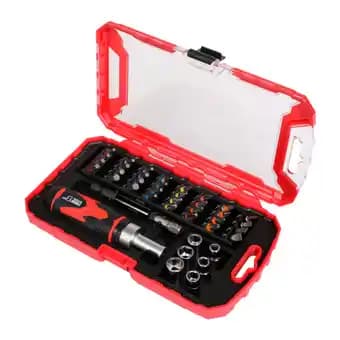 Tournevis a cliquet avec embouts 41 pieces