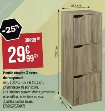 Promotion Exclusives de 1
Meuble de rangement : Découvrez l'Offre incontournable