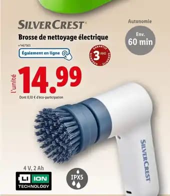SILVERCREST Brosse de nettoyage électrique