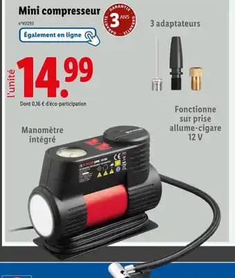 Promotion Exclusives de 12
Compresseur : Découvrez l'Offre incontournable