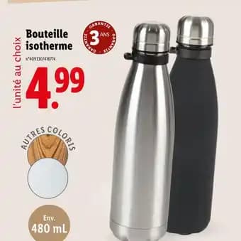 Promotion Exclusives de 2
Bouteille isotherme : Découvrez l'Offre incontournable