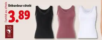 Débardeur côtelé