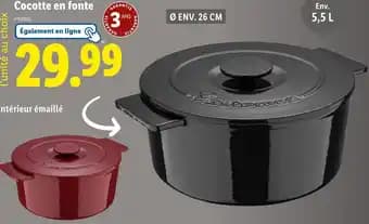 Promotion Exclusives de 6
Cocotte en fonte : Découvrez l'Offre incontournable