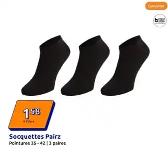Socquettes Pairz 3 paires