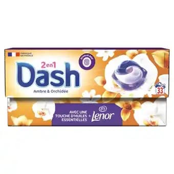 DASH Lessives capsules 2 en 1