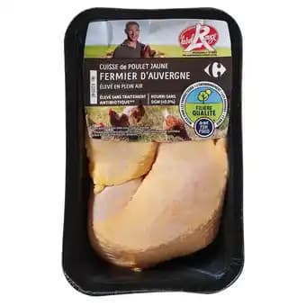 FILIÈRE QUALITÉ CARREFOUR Cuisses de poulet fermier d'Auvergne