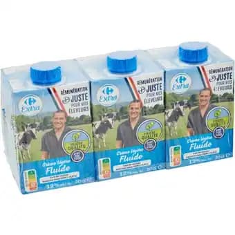 CARREFOUR EXTRA Crème légère Filière Qualité