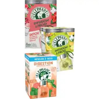 ÉLÉPHANT SUR TOUS LES THÉS ET INFUSIONS