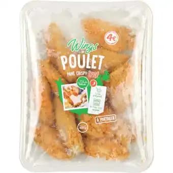 Wings de poulet pané crispy épicé Halal