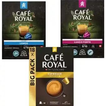 CAFÉ ROYAL *HORS GAMME CYRIL LIGNAC SUR TOUTES LES CAPSULES COMPATIBLES NESPRESSO