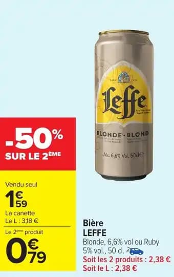 LEFFE Bière 50 cl
