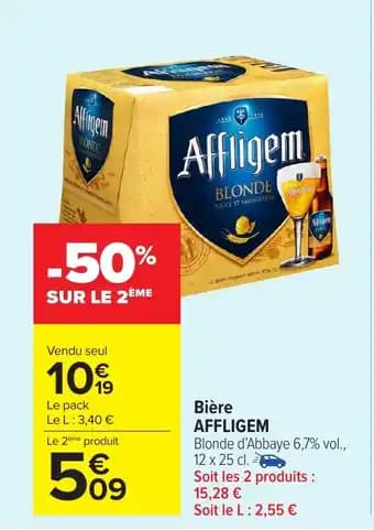 AFFLIGEM Bière 12 x 25 cl