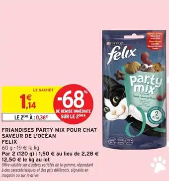 Promotion Exclusives de 7
Felix party mix : Découvrez l'Offre incontournable