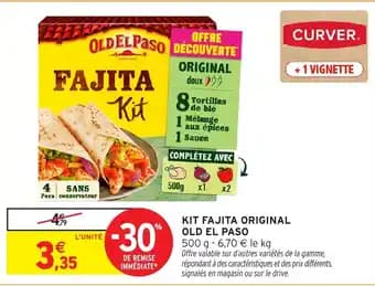 OLD EL PASO Kit fajita original 500 g