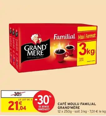 Promotion Exclusives de Moulu familial : Découvrez l'Offre incontournable