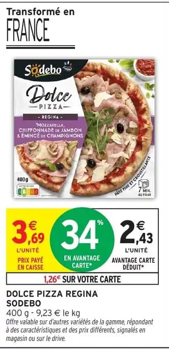 SODEBO Dolce pizza regina 400 g