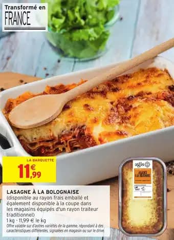 Promotion Exclusives de 2
Lasagne bolognaise : Découvrez l'Offre incontournable