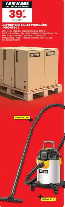 Promotion Exclusives de 4
Eau et poussière : Découvrez l'Offre incontournable