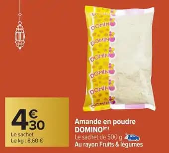 DOMINO Amande en poudre 500 g