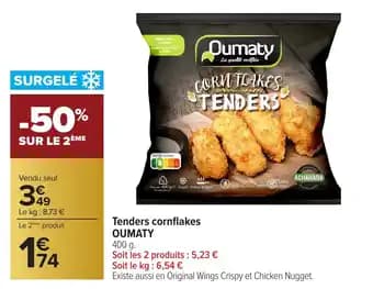 OUMATY Tenders cornflakes 400 g