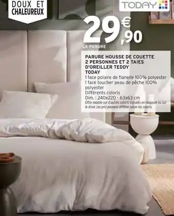 Promotion Exclusives de 2
Parure de couette : Découvrez l'Offre incontournable