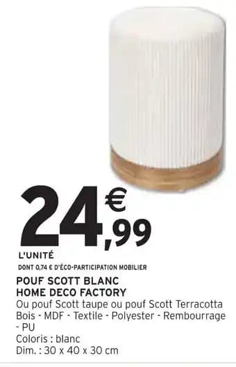 Promotion Exclusives de 3
Pouf : Découvrez l'Offre incontournable