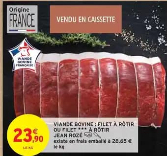 Promotion Exclusives de 10
Filet à rôtir : Découvrez l'Offre incontournable