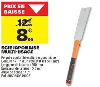 Scie japonaise multi-usage