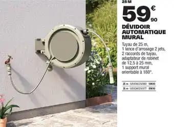 Promotion Exclusives de 1
Dévidoir automatique mural : Découvrez l'Offre incontournable