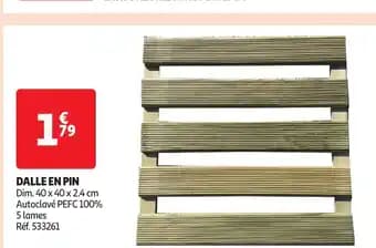 Promotion Exclusives de 1
Dalle pin : Découvrez l'Offre incontournable