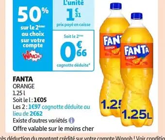 Promotion Exclusives de 9
Fanta : Découvrez l'Offre incontournable