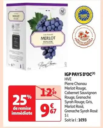 Promotion Exclusives de 91
Igp : Découvrez l'Offre incontournable