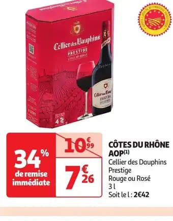 Promotion Exclusives de 20
Côtes du Rhône : Découvrez l'Offre incontournable