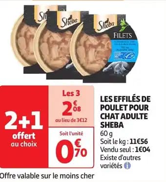 Promotion Exclusives de 6
Sheba : Découvrez l'Offre incontournable