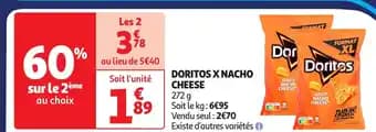 Promotion Exclusives de 7
Doritos : Découvrez l'Offre incontournable