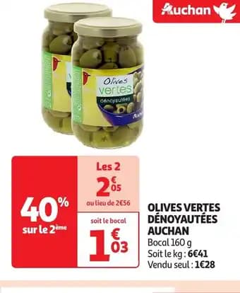 Promotion Exclusives de 7
Olives vertes dénoyautées : Découvrez l'Offre incontournable