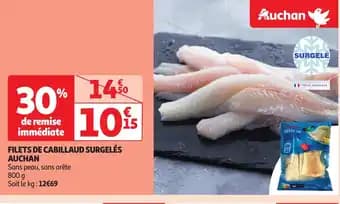 Promotion Exclusives de 25
De cabillaud : Découvrez l'Offre incontournable