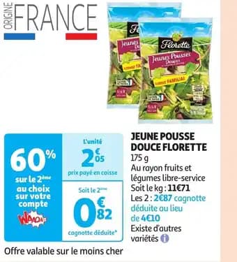 FLORETTE Jeune pousse douce 175 g