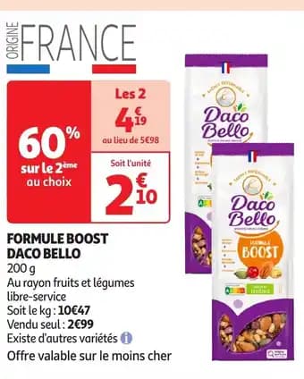 DACO BELLO Formule boost 200 g